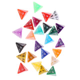 Maxbell 25 Pcs Polyhedral D4 Dice For TRPG Game Dungeons And Dragons Random Color