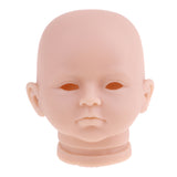 Maxbell 20inch Reborn Head Sculpt Simulation Newborn Baby Doll Head Mold Unpainted Custom Parts Accessory