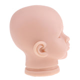 Maxbell 20inch Reborn Head Sculpt Simulation Newborn Baby Doll Head Mold Unpainted Custom Parts Accessory