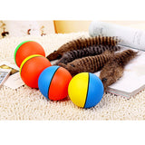 Maxbell Fun Weasel Chases Jumping Rolling Motor Ball Toy for Pets Dog Cats Children