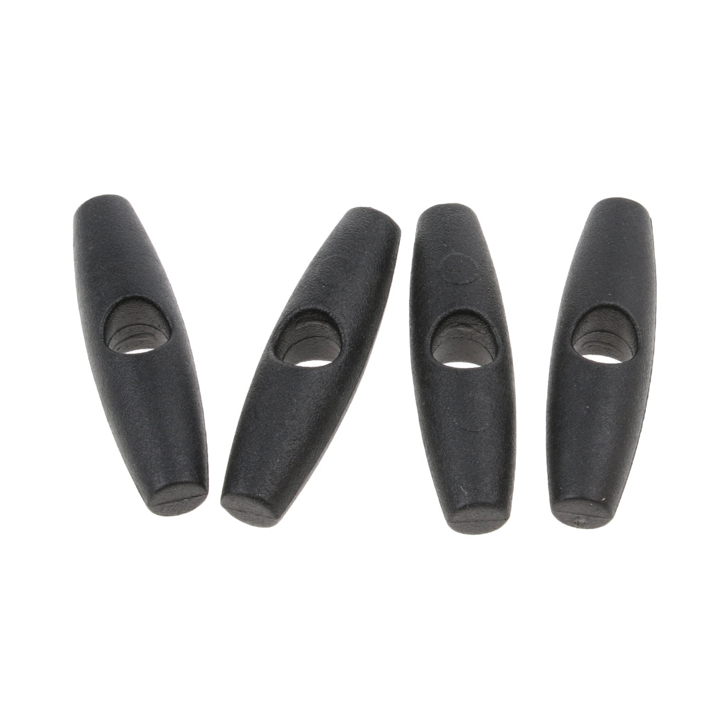 Maxbell 4 pcs Camping Awning Tent Fly Roll Up Buckle Tent Inner Tent Duffle Toggle Stopper