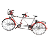 Maxbell 1:10 Alloy Tandem Bike Diecase Model Figure Showcase Display Collection Toy Desktop Ornament Red