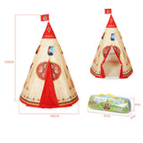 Maxbell Foldable Kids Girls Conical Teepee Tent Play Tent For Indoor & Outdoor Play