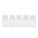 Maxbell Plastic PET Square Specimen Container, Bottle Pot, Sample Jar Bottle Vial - 80ml, Keep Contents Dry