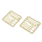 Maxbell 2pcs Miniature Dish Rack Tableware for 1/12 Dolls House Kitchen Life Scenes Decoration