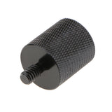 Maxbell All Metal 5/8'' 27 Female To 1/4'' 20 Male Adapter Screw for Camera Microphone Stand - Black