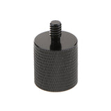 Maxbell All Metal 5/8'' 27 Female To 1/4'' 20 Male Adapter Screw for Camera Microphone Stand - Black