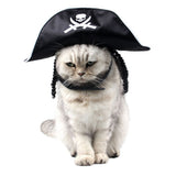 Maxbell Little Pets Pirate Cosplay Costumes Dog Cat Captain Fancy Cloth Hat Apparel