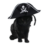 Maxbell Little Pets Pirate Cosplay Costumes Dog Cat Captain Fancy Cloth Hat Apparel