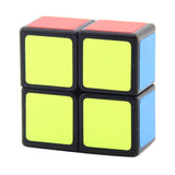 Maxbell 1x2x2 Pocket Cube Speed Black Twist Puzzle Kids Space Educational Toy Christmas Gift