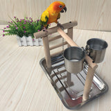 Maxbell Bird Parrot Cockatoo Stand Climbing Game Frame Playing Cage Perch Toy