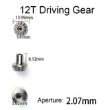 Maxbell 10T 12T 16T 30T Differential Gears Planet Driving Gear for WLtoys 12428 12423