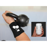 Maxbell 1 Pair Black Athletics Kettlebell Wrist Guards Defender Brace Protector Wrap