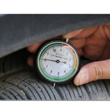 Maxbell 0-11mm Tyre Tread Depth Gauge Car Vehicle Motorcycle Trailer Wheel Measure Red/Yellow/Green Zones