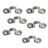 Maxbell 6 x Stainless Steel Marine Pad Eye Sailing Kayak Boating Rigging Accessories