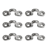Maxbell 6 x Stainless Steel Marine Pad Eye Sailing Kayak Boating Rigging Accessories
