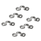 Maxbell 6 x Stainless Steel Marine Pad Eye Sailing Kayak Boating Rigging Accessories