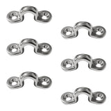 Maxbell 6 x Stainless Steel Marine Pad Eye Sailing Kayak Boating Rigging Accessories