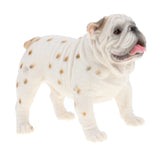 Maxbell 3.7'' White British Bulldog Action Figure Figurine for Kids and Toddlers, Educational Toy, Birthday Presents