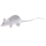 Maxbell 12-piece Plastic Animal White Mouse Model Educational Toy Party Bag Fillers