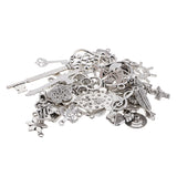 Maxbell Wholesale Bulk Lots Tibetan Silver Plated Mixed Pendants Charms for Jewelry Making and Crafting fit Necklace Bracelet Keyrings