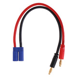 Maxbell 4.0mm Banana to EC5 Male Connector Cable Wire Harness for RC Drone A6 B6 Battery