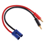 Maxbell 4.0mm Banana to EC5 Male Connector Cable Wire Harness for RC Drone A6 B6 Battery