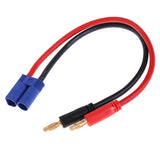 Maxbell 4.0mm Banana to EC5 Male Connector Cable Wire Harness for RC Drone A6 B6 Battery
