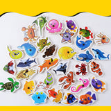 Maxbell Magnetic Fishing Rod Catching Frog Kids Wooden Toy Play Activity Game 34pcs