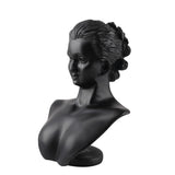 Maxbell Black Resin Figurine Mannequin Model Jewelry Display Rack Counter Display