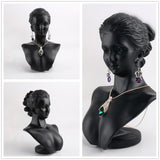 Maxbell Black Resin Figurine Mannequin Model Jewelry Display Rack Counter Display