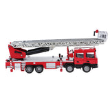 Maxbell 1:50 Alloy Diecast Fire Engine Car Model Construction Vehicle Toy Collection