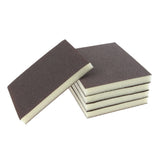 Maxbell 5 Pcs Coarse/Medium Grit Sanding Sponge Grey Small Area Polishing, 80 Grit