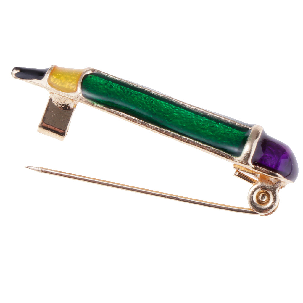 Maxbell Enamel Colorful Pencil Brooch Pin Women Men Cute Party Banquet Brooch Pin
