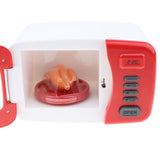 Maxbell Mini Plastic Home Appliance Room/Kitchen Furniture Kids/Baby Pretend Play Creative Toy Educational - Microwave Oven Red