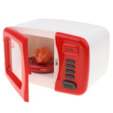 Maxbell Mini Plastic Home Appliance Room/Kitchen Furniture Kids/Baby Pretend Play Creative Toy Educational - Microwave Oven Red