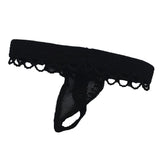 Maxbell 1Pcs 1/6 Scale Women's Black Lace Thong For 12inch Action Figure Accessories