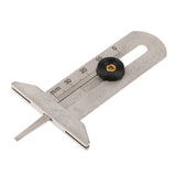 Maxbell Tread Depth Ruler Tyre Tread Depth Gauge 0-30mm