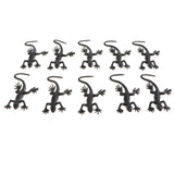 Maxbell 10-piece Rubber Animal Gecko Model Educational Toy Party Bag Fillers 5x3cm