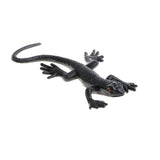 Maxbell 10-piece Rubber Animal Gecko Model Educational Toy Party Bag Fillers 5x3cm