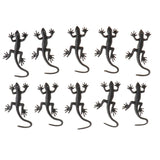 Maxbell 10-piece Rubber Animal Gecko Model Educational Toy Party Bag Fillers 5x3cm