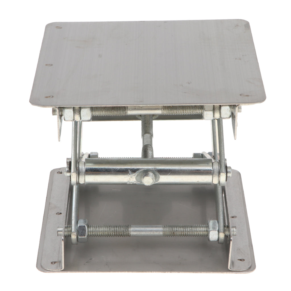 Maxbell Stainless Steel Lift Platform Lab Jack Scissor Stand Platform 100*100*150mm