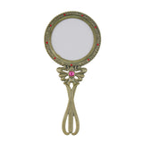 Maxbell Vintage Style Antique Butterfly Style Design Mirror Bronze Handheld Makeup Mirrors Cosmetics