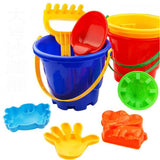 Maxbell 7pcs  Sand Water Beach Toy Molds & Tools Castle Mold Model Bucket Shovel Rake for Baby, Kids and Toddler Gift