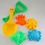 Maxbell 7pcs  Sand Water Beach Toy Molds & Tools Castle Mold Model Bucket Shovel Rake for Baby, Kids and Toddler Gift