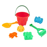 Maxbell 7pcs  Sand Water Beach Toy Molds & Tools Castle Mold Model Bucket Shovel Rake for Baby, Kids and Toddler Gift