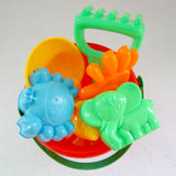 Maxbell 7pcs  Sand Water Beach Toy Molds & Tools Castle Mold Model Bucket Shovel Rake for Baby, Kids and Toddler Gift