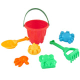 Maxbell 7pcs  Sand Water Beach Toy Molds & Tools Castle Mold Model Bucket Shovel Rake for Baby, Kids and Toddler Gift