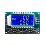 Maxbell PWM Pulse Frequency Duty Cycle Adjustable Square Wave Signal Generator Module LCD Display Blue Backlit