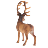 Maxbell Lifelike Wild Animal Model Toy, Standing Elk Deer Action Figure for Kids and Toddlers, Educational Toy, Birthday Presents